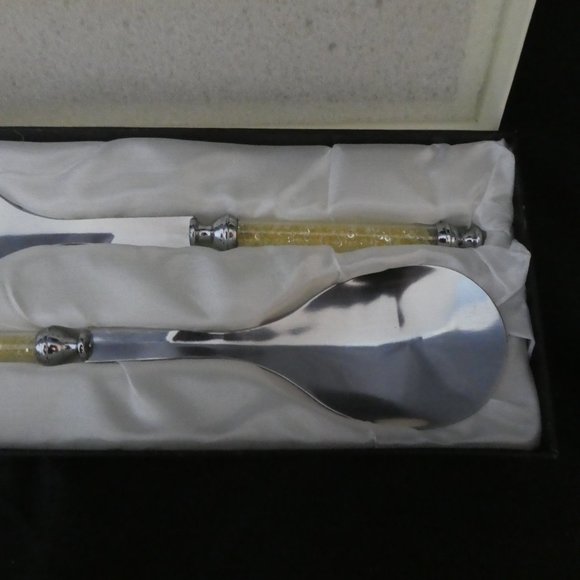 VERDICI | Salad Servers | Salad Serving Spoon and Fork Set | BNIB - Picture 3 of 14